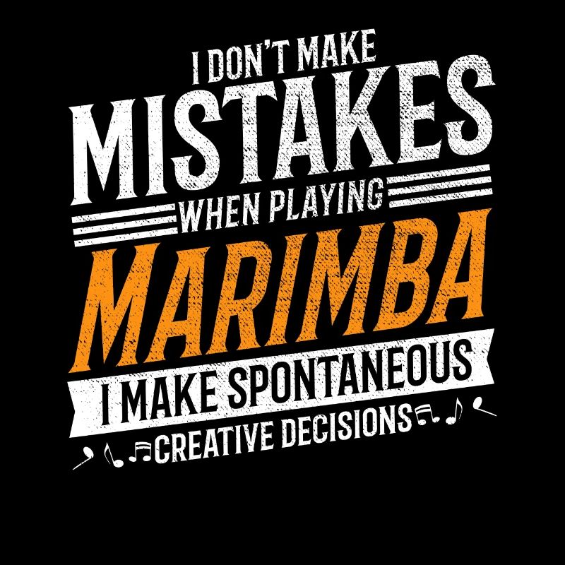 Marimba Music Lover Creative Marimba Player