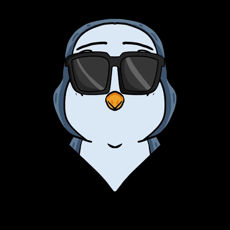Cool Penguin avec lunettes de soleil Cool