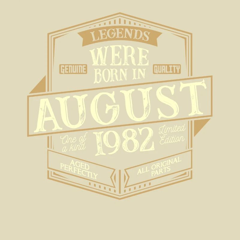 August 1982 Geburtstag Mann