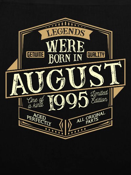August 1995 Birthday Man