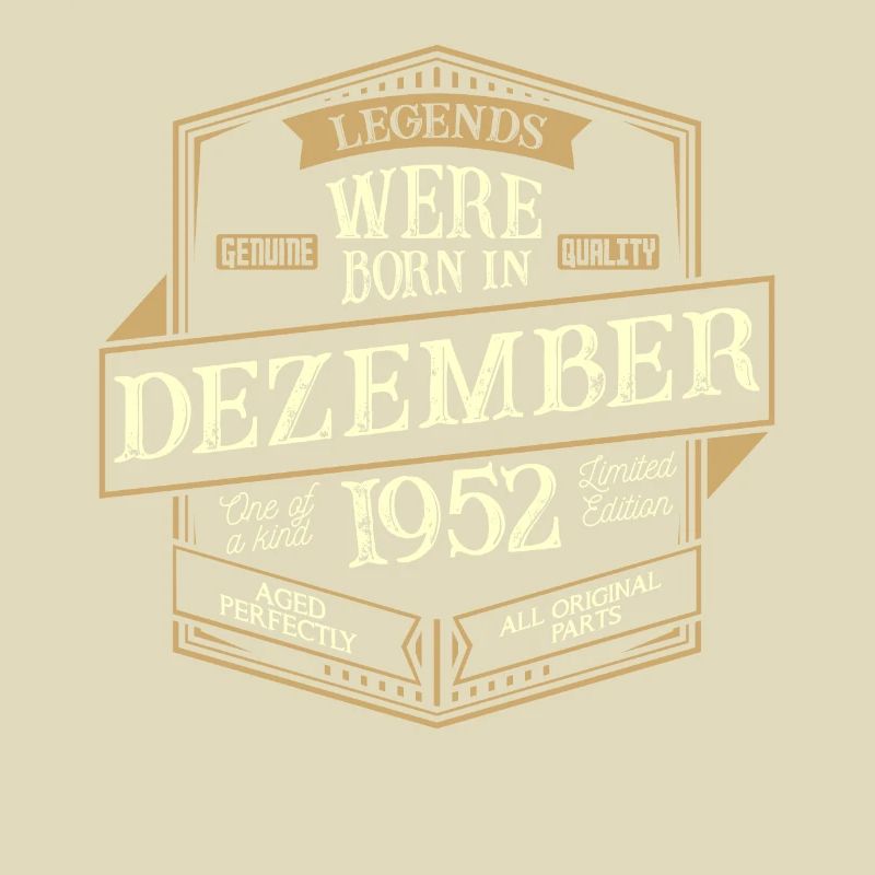 Dezember 1952 Geburtstag Mann