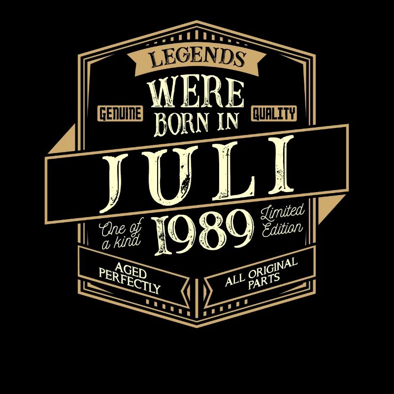 Juli 1989 Geburtstag Mann