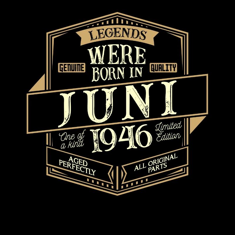 Juni 1946 Geburtstag Mann
