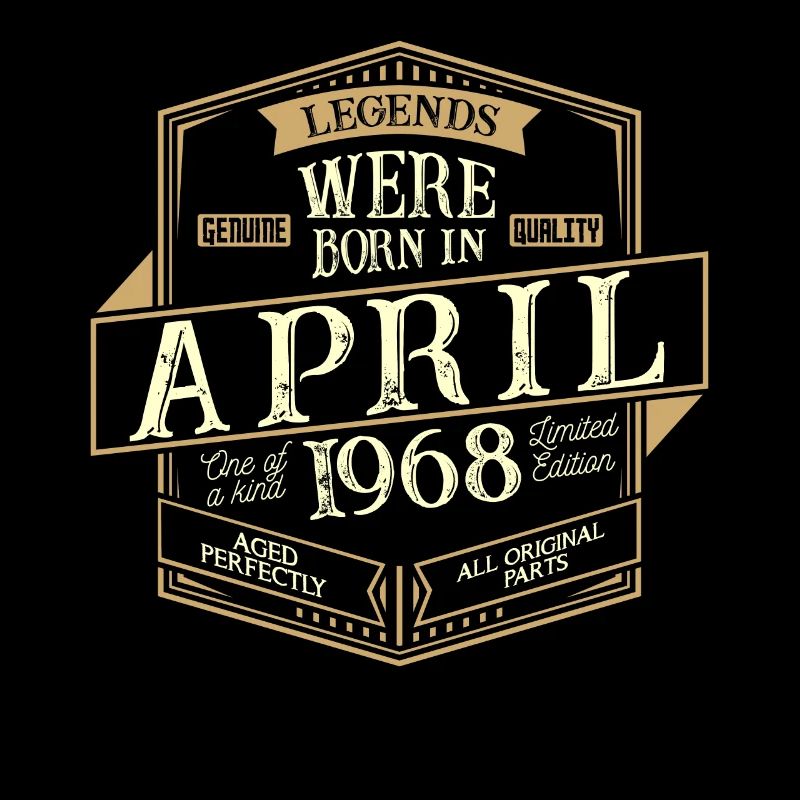 April 1968 Geburtstag Mann