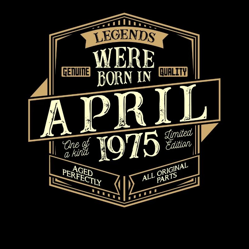 April 1975 Geburtstag Mann
