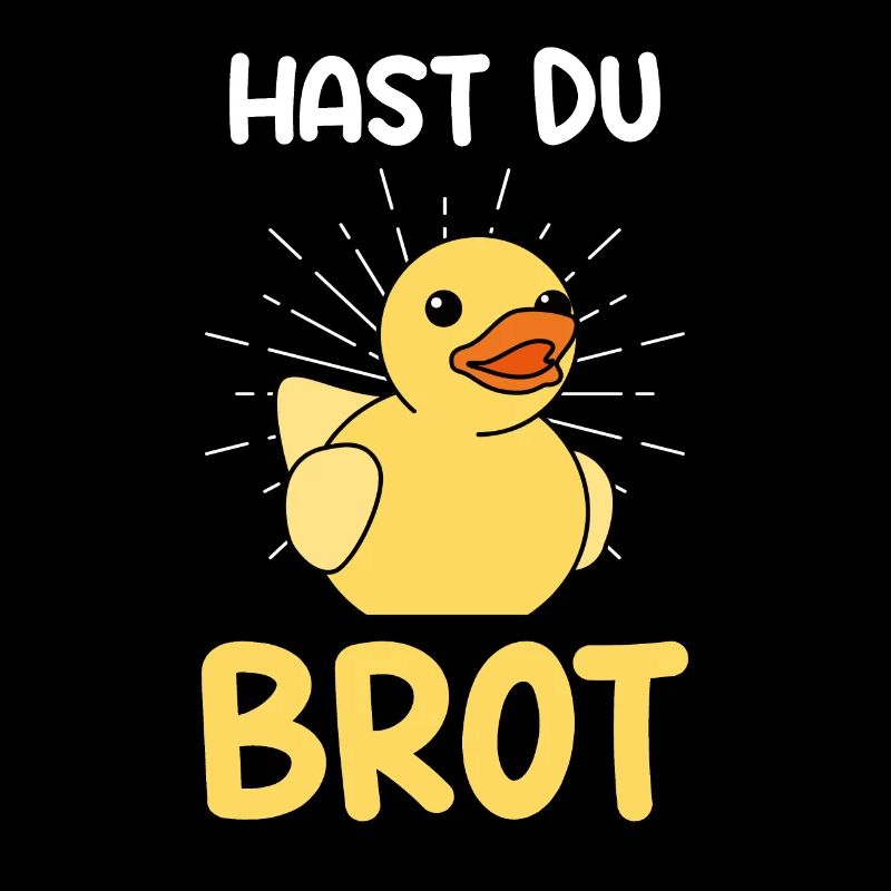 Hast Du Brot Enten Quietscheenten Spruch Gummiente