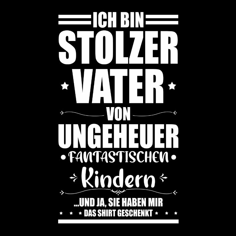 Stolzer Vater Fantastischen Kindern Vaterschaft