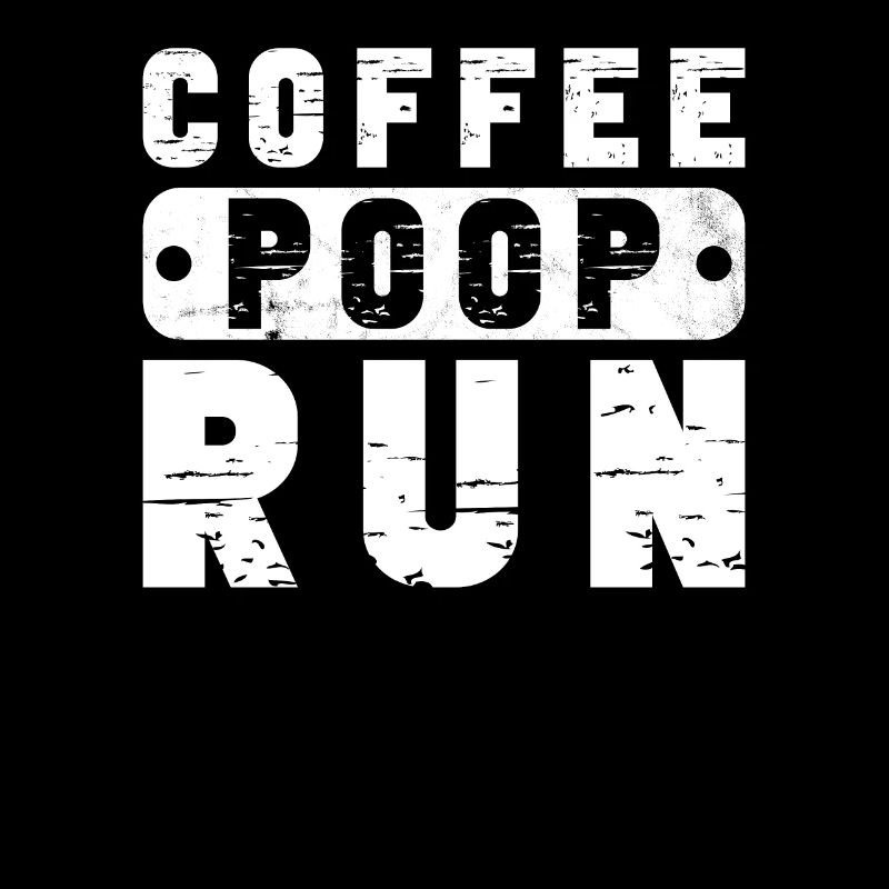 Coffee Poop Run Funny Runner Marathon