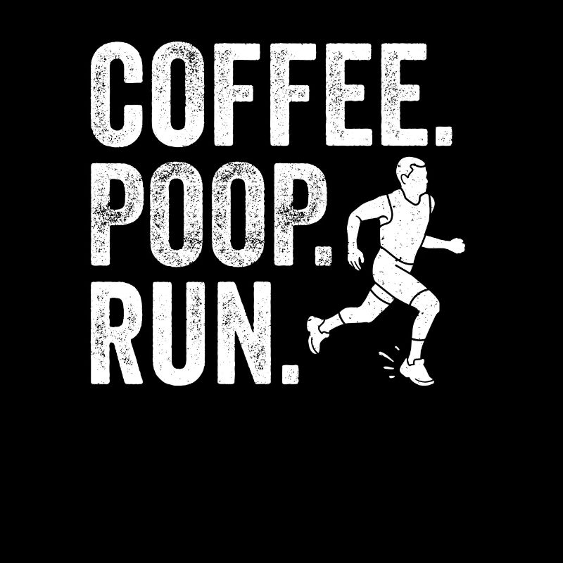 Coffee Poop Run Fun Trail Running Runners