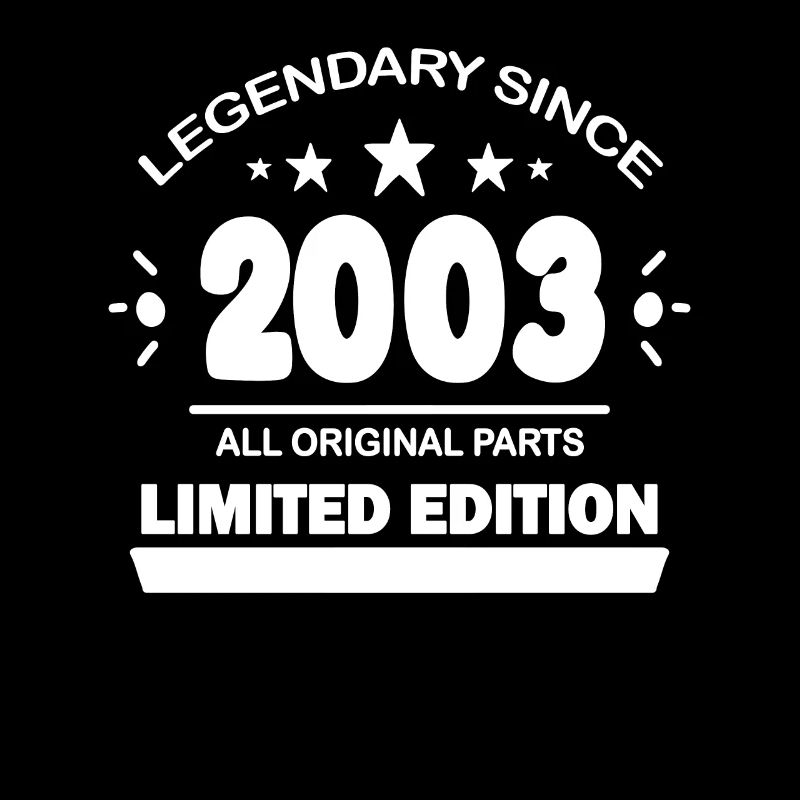 2003 - Né 2003 - Année de construction 2003