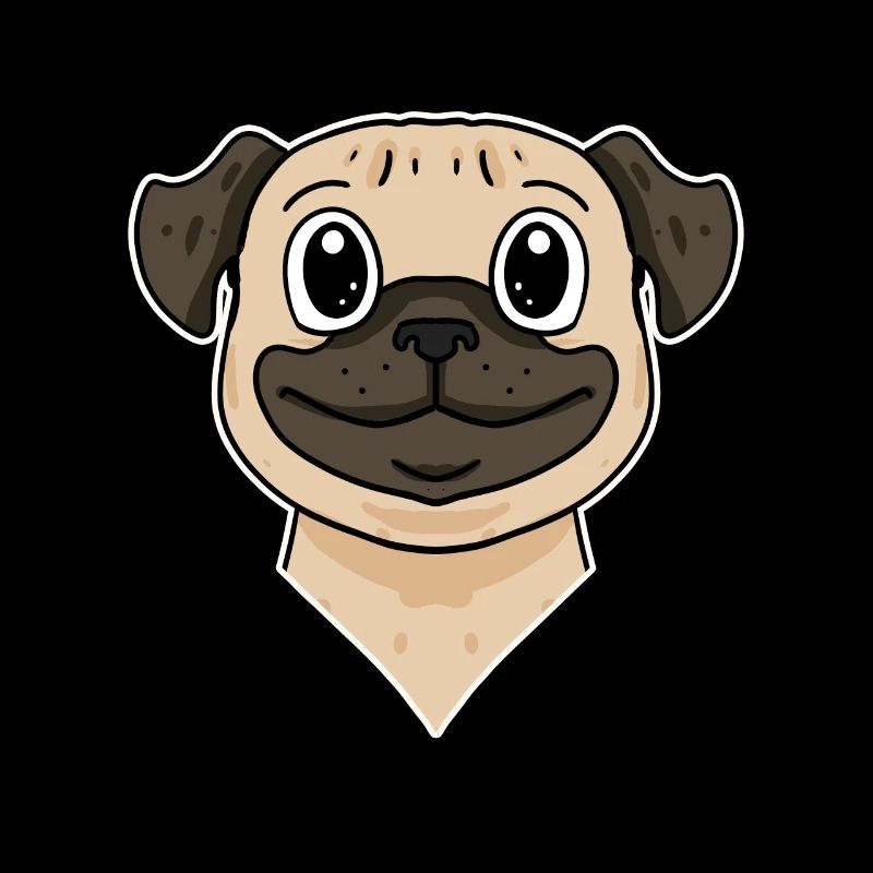 Carlin de race de chien de chien