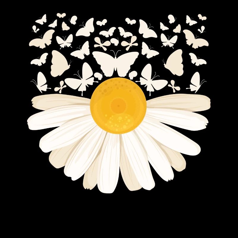 Gänseblümchen Schmetterlinge Blume Frauen
