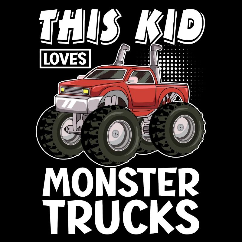 Dieses Kind Liebt Monstertrucks