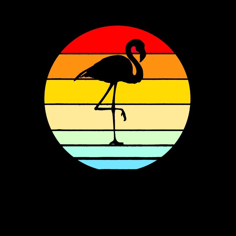 Flamingo sunset