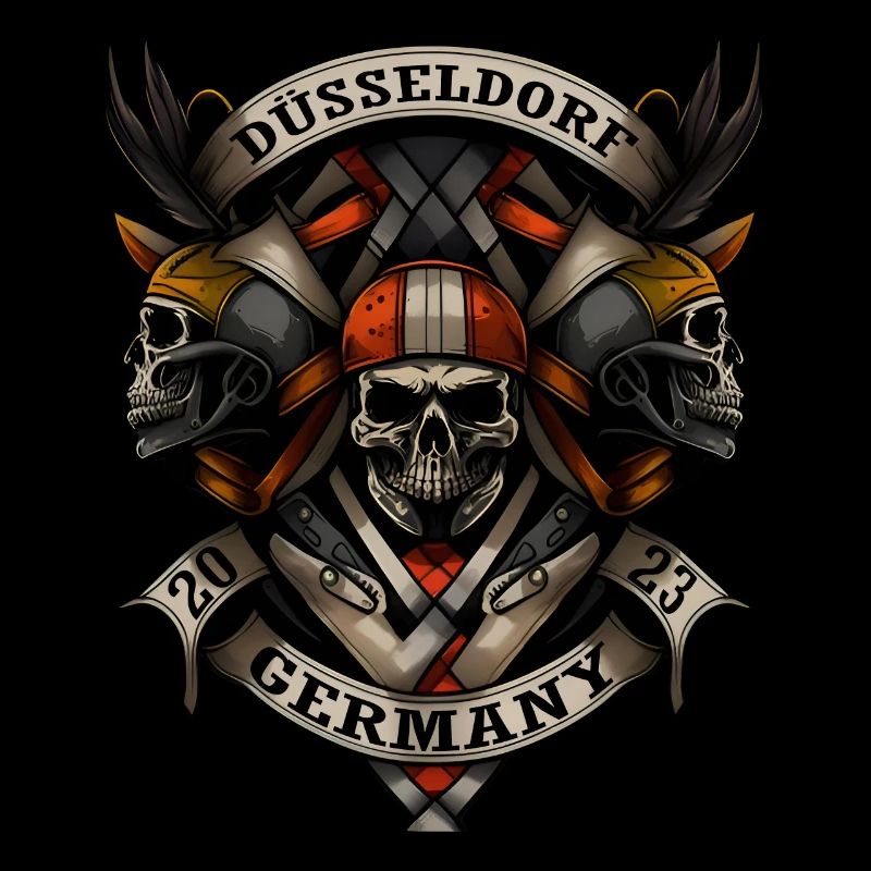Düsseldorf Germany 2023 - Biker Style