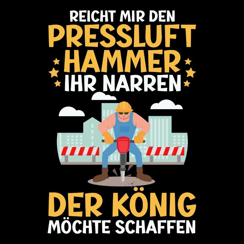 Reicht Mir den Presslufthammer Straßenbauarbeiter