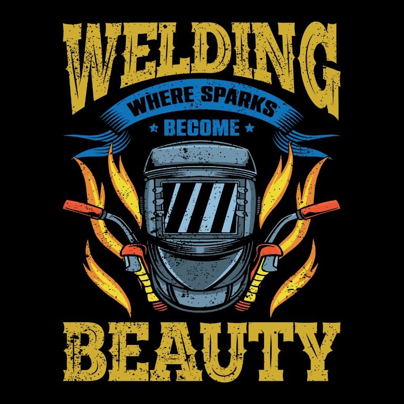 Soudeuse de soudage Les étincelles de soudage deviennent une beauté