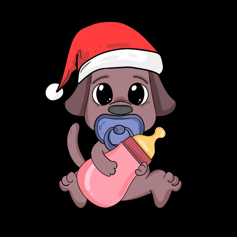 Chien Bébé Noël