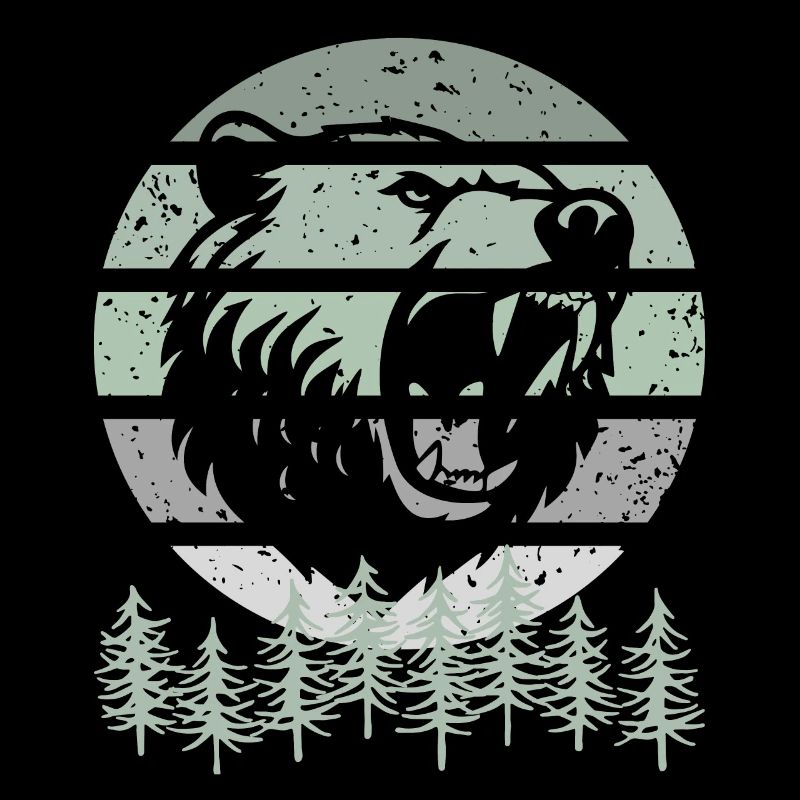 Bear, Wild, Nature, Forest, Trees