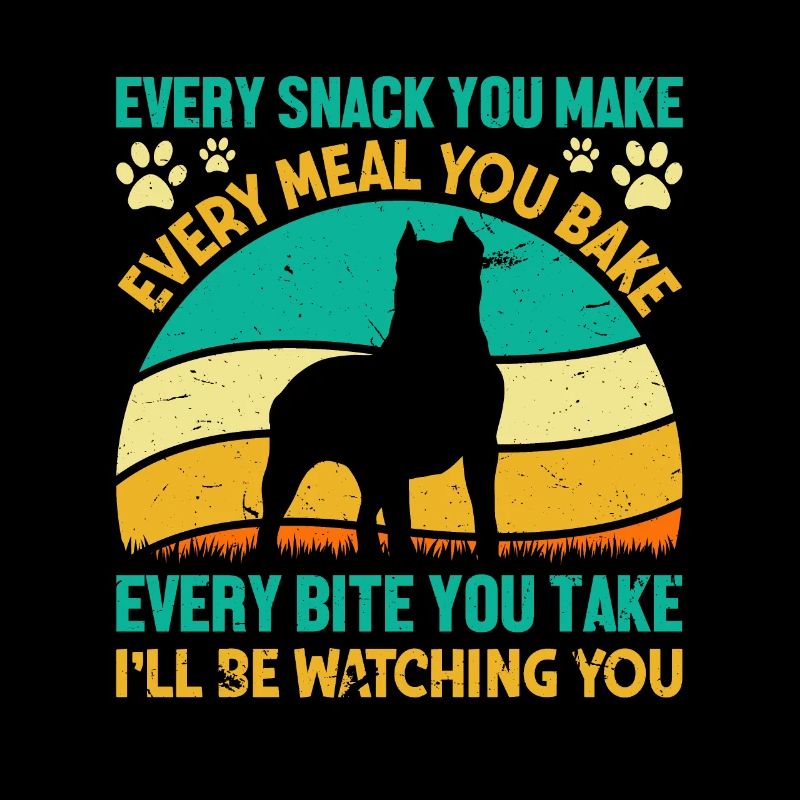 Chiens - Chaque collation que vous préparez, je vous surveillerai !