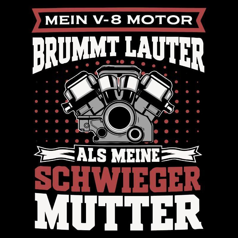 V8 Engine 8 Cylinder Displacement Car Tuning Tuner