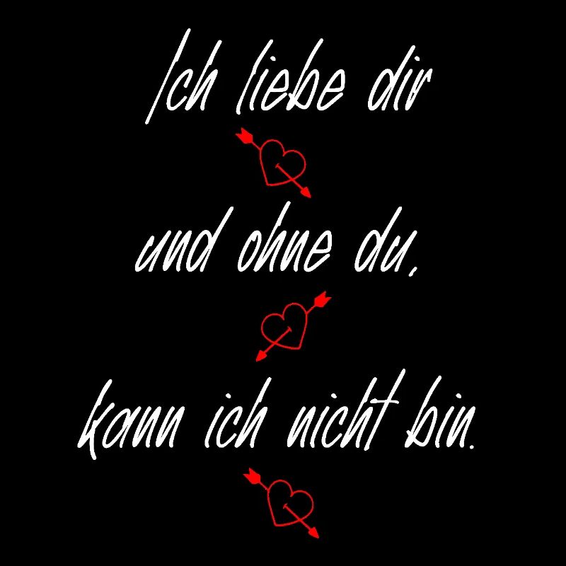 i love - ich liebe dich - ich liebe dir