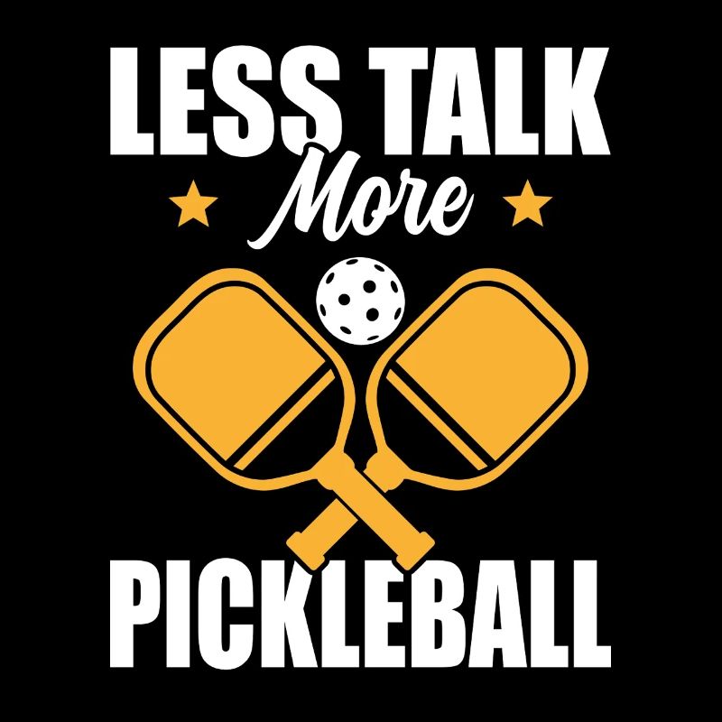 Paddle Ball Spieler Geschenk Less Talk Pickleball