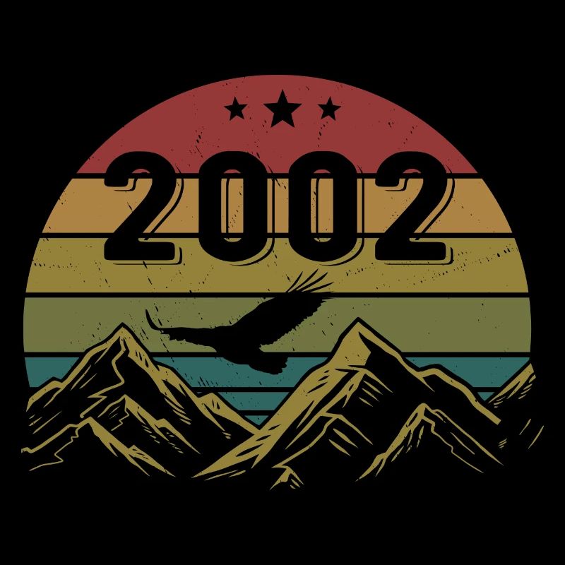2002 Vintage Birthday 2002 Retro Gift Idea