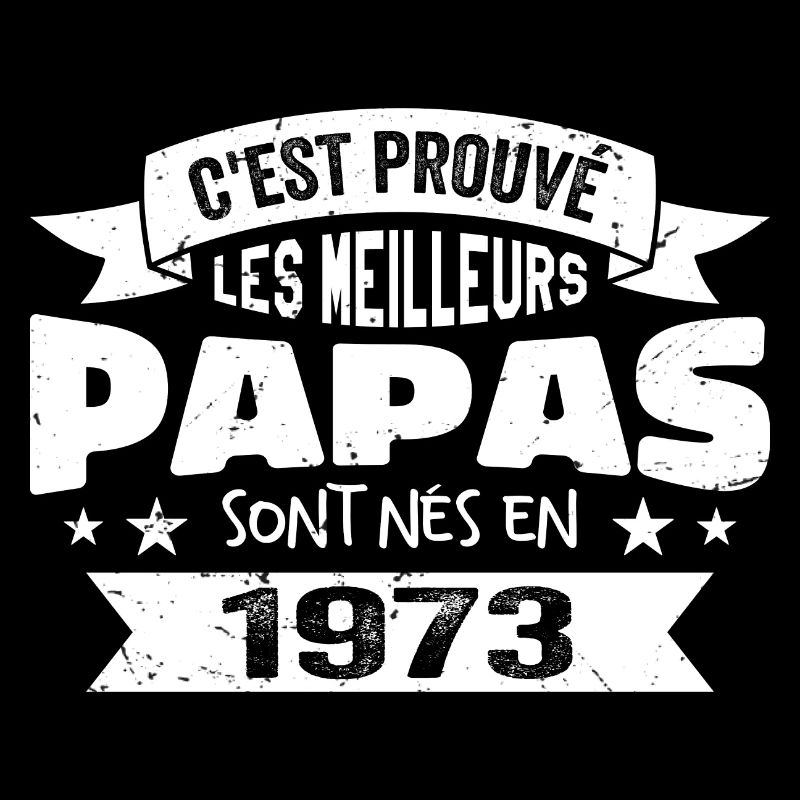 C'est Prouvé Les Meilleurs Papas Sont Nés En 1973