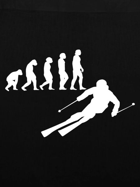 Skiers skiing