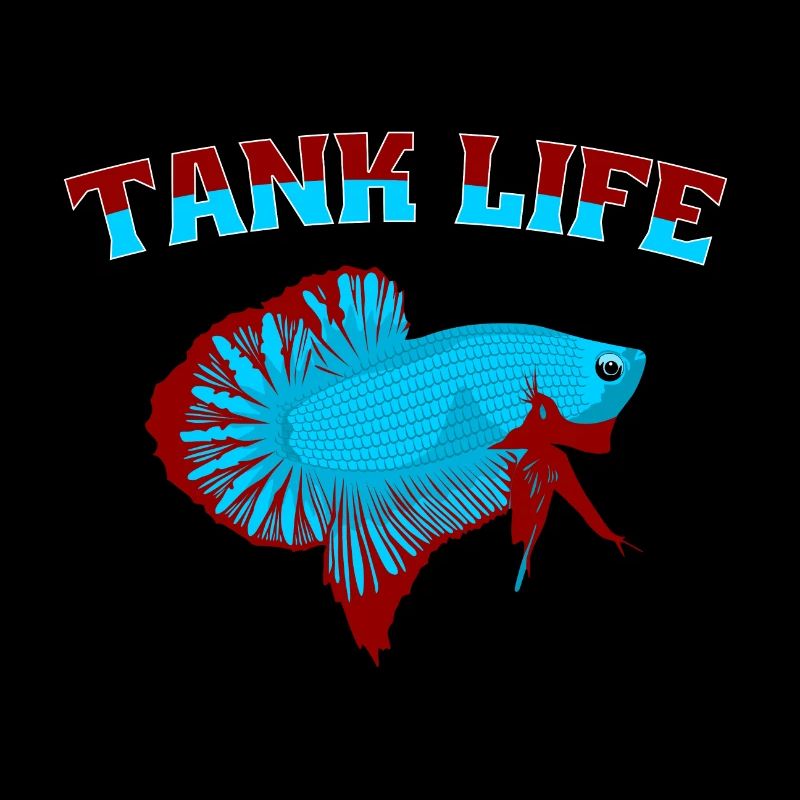 Betta Battlefish Poster Aquarium Aquarian Scaper