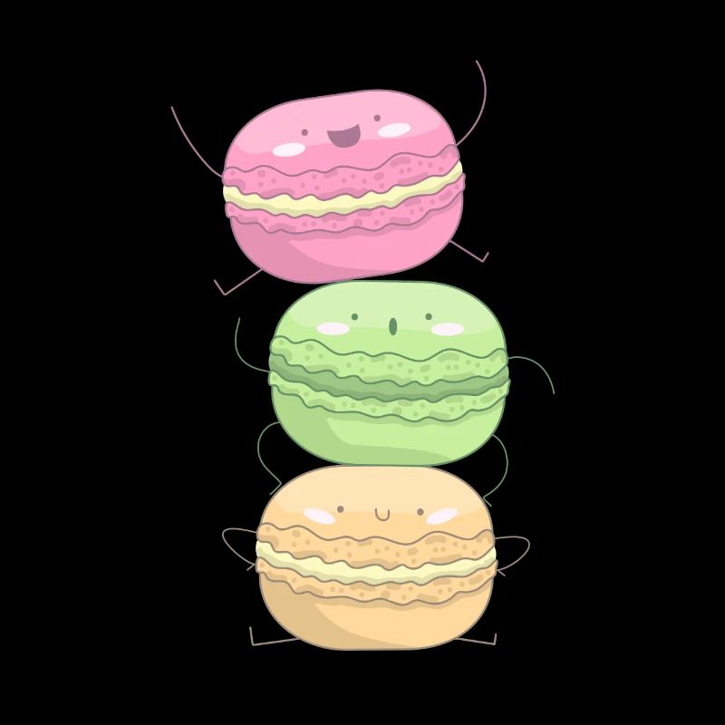 Funny macarons gift for bakers