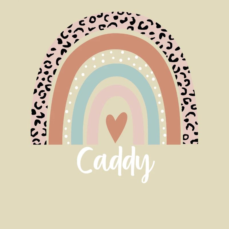 Caddy Regenbogen Leopard Lustiger Caddy Wertschätzung