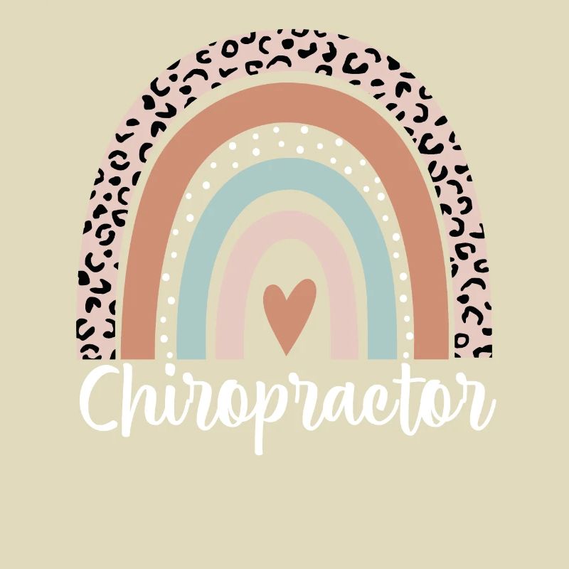Chiropraktiker Regenbogenleopard Lustiger Chiropraktiker