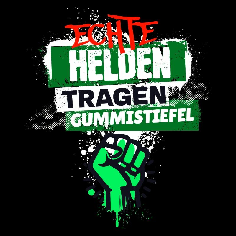 Bauernprotest "Echte Helden tragen Gummistiefel"