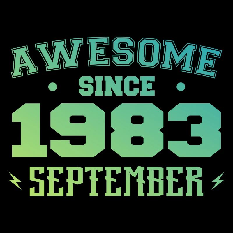 September 1983 Birthday Gift September 1983