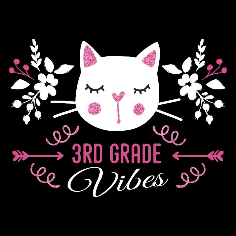 3rd grade | Grade Vibes Back to School Cute Cat
