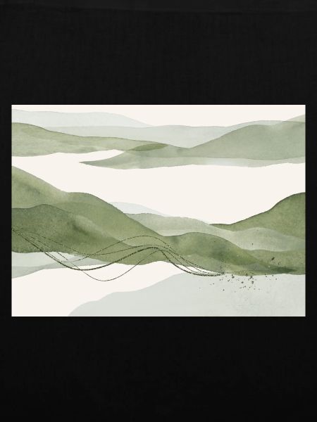 Sage Abstract Landscape