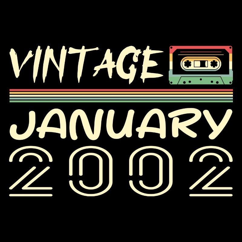 Vintage Janvier 2002 - Anniversaire Janvier 2002