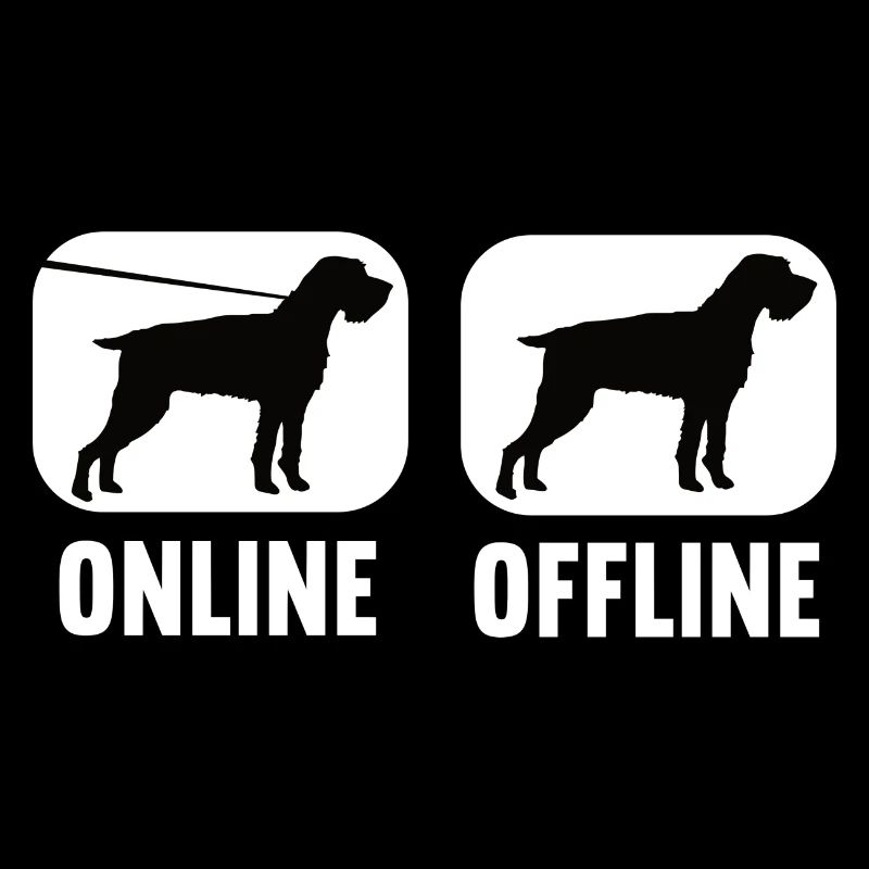 Online Offline Deutsch Drahthaar Jagdhund