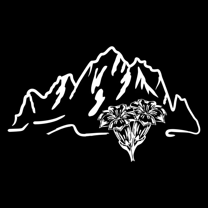 Berg, Berge und Enzian