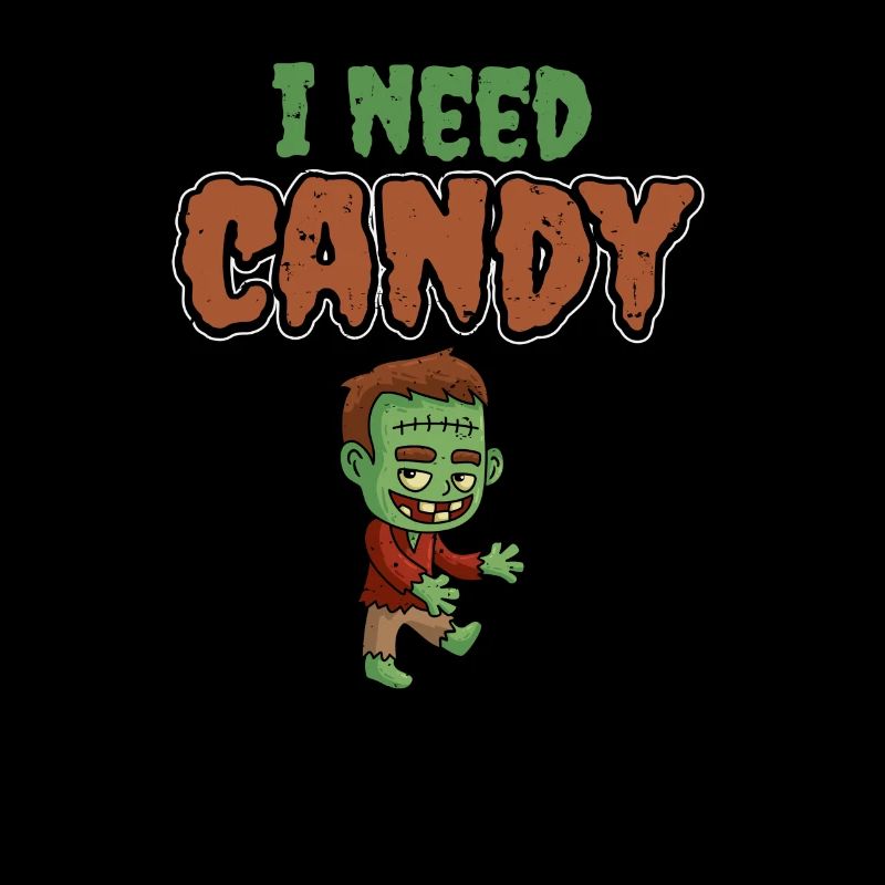 Frankenstein Ich brauche ein Candy Green Monster