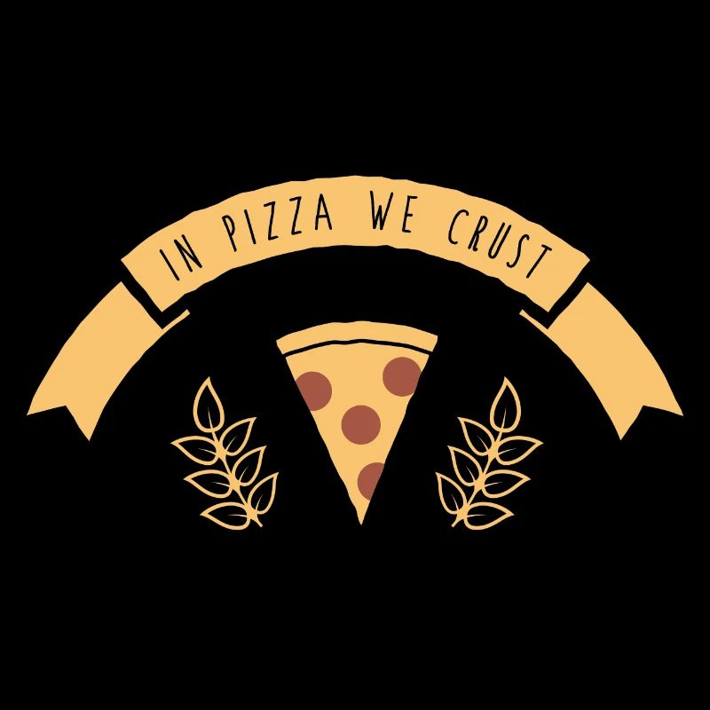Dans la pizza, nous croûtons Spruch