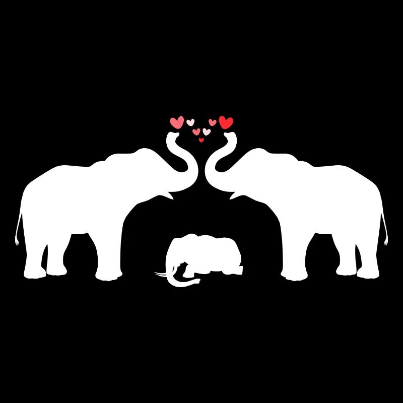 Protecteurs Elephant Parents Mama Papa Elephants