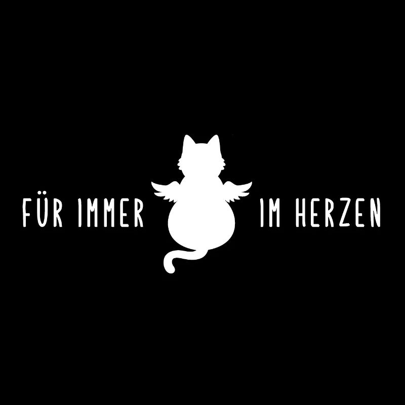 Katze Trauer Abschied tot traurig Geschenk Engel
