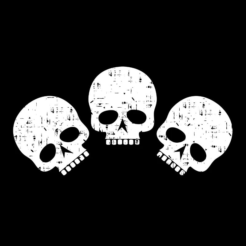 trois crânes | trois crânes