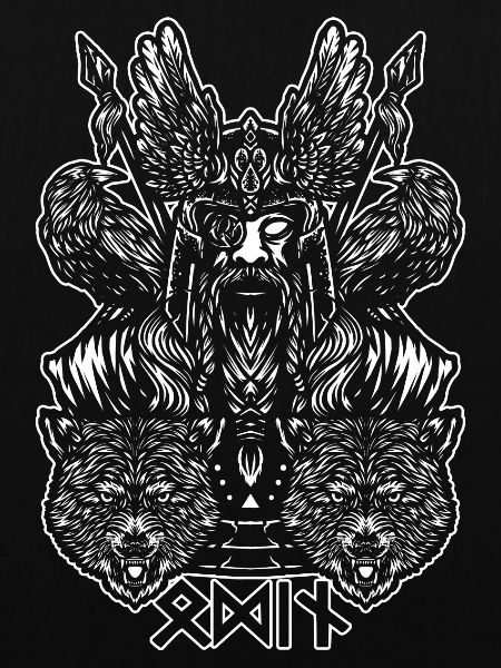 Odin - Wölfe & Raben