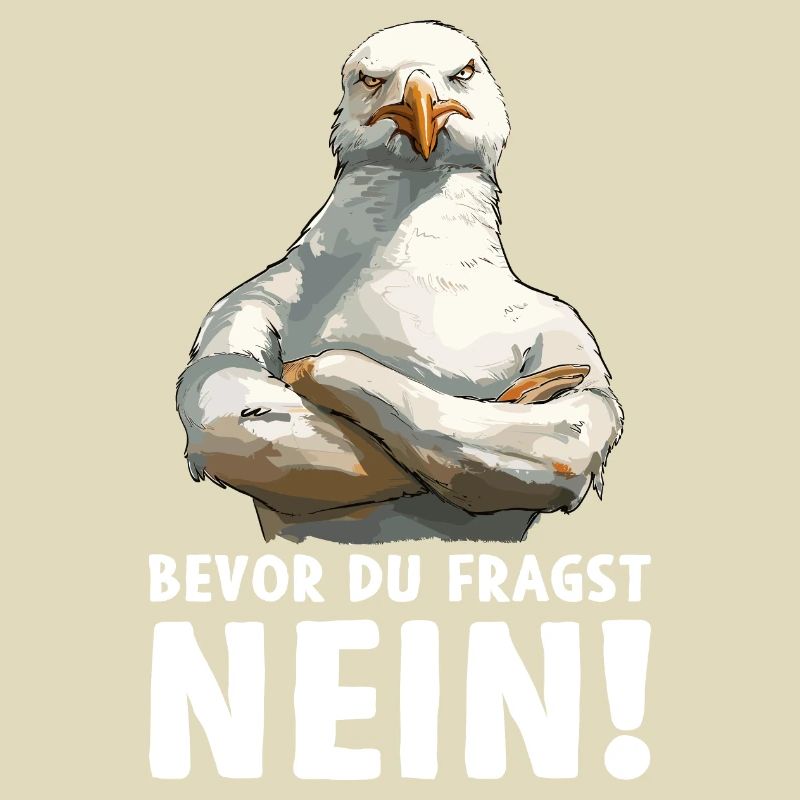Möwe Seevogel Bevor du fragst Nein