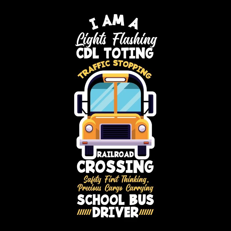 Funny school bus driver school bus bus driver