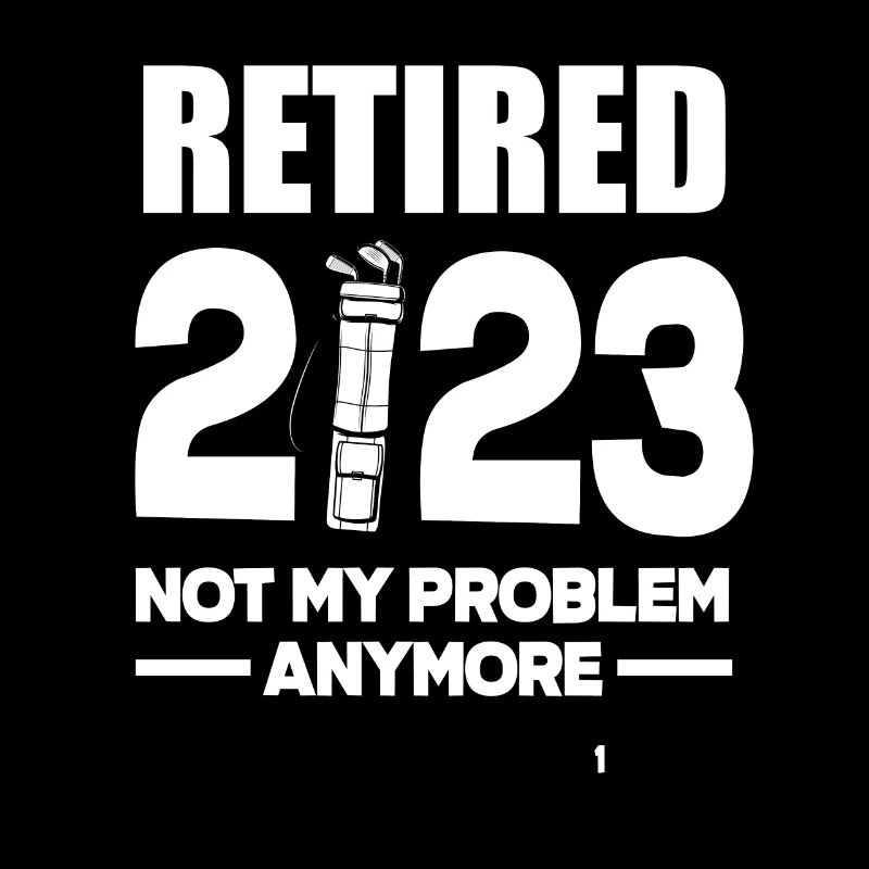 Fun Golf Golf Golfer Gift Pension 2023